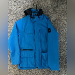 Nautical winter spring rain jacket NEW!